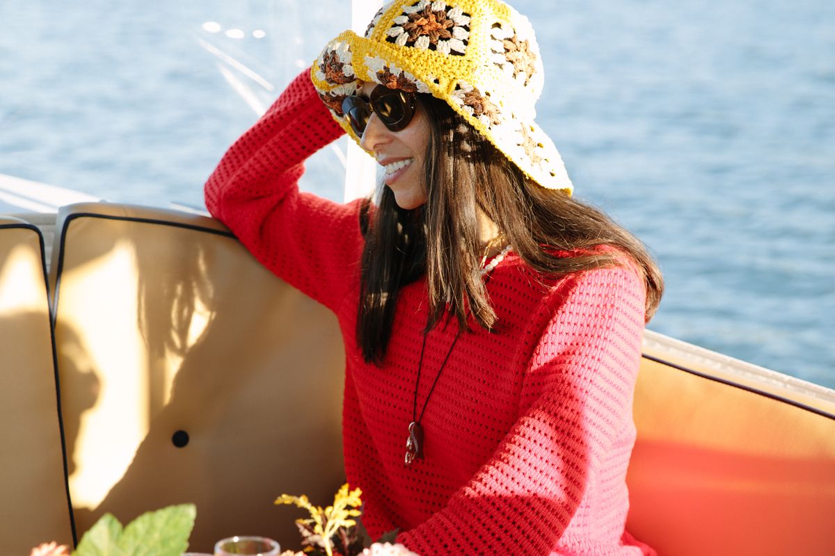 The Bae Boats Duffy Suncruiser electric boat on Richardson Bay in Sausalito